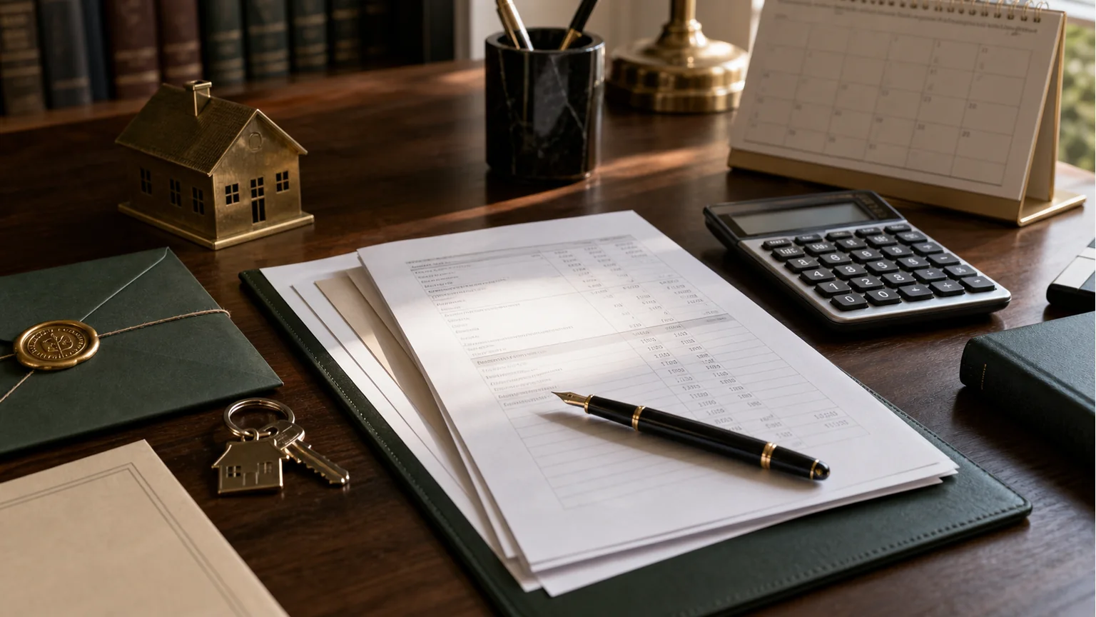Dossier de vente immobilière et calcul fiscal de plus-value avant signature